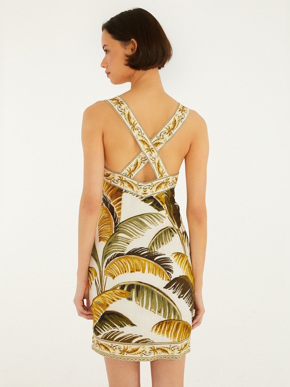 Farm Rio: Off-White Trancoso Buttoned Mini
Dress - Picture 2 of 11